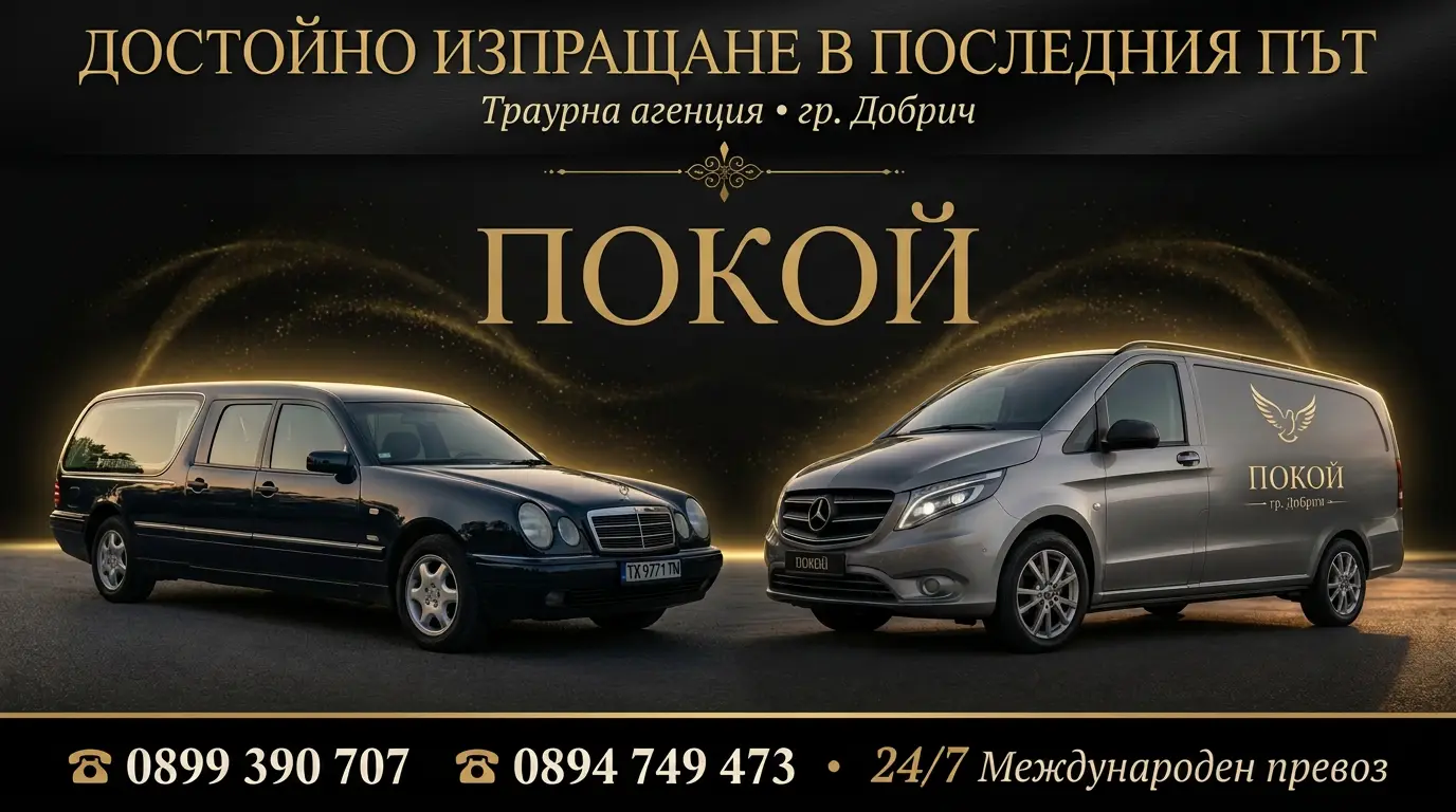 Достойно изпращане в последния път — катафалка и специализиран транспорт